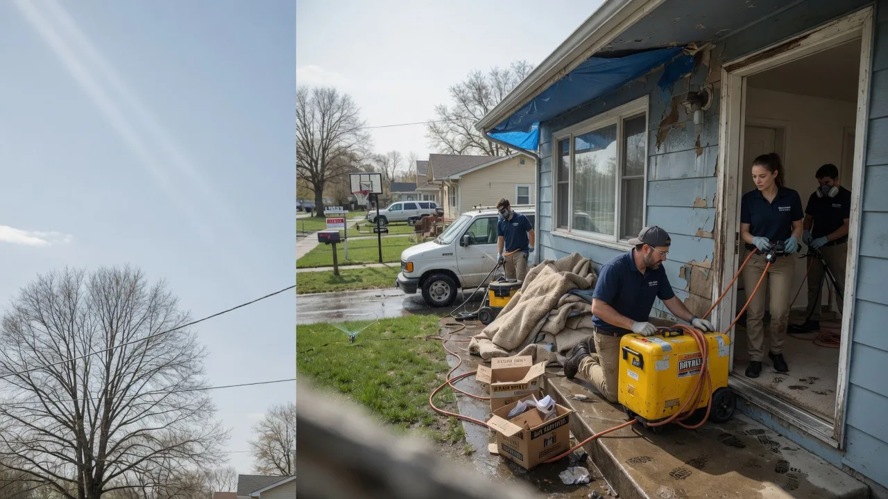 Basement Flood Cleanup in De Witt, NE near me